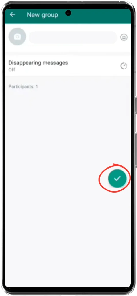 How to create a group on GB WhatsApp 4 tick option